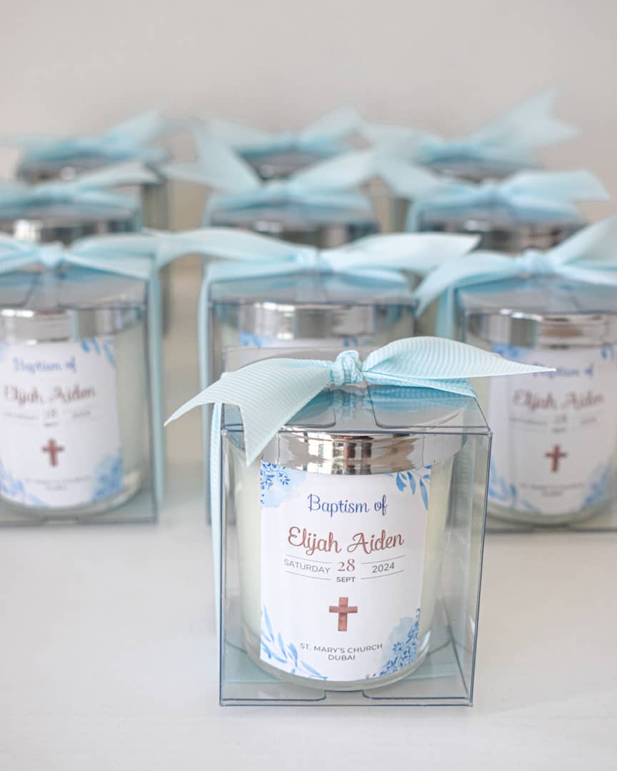 Different Baptismal Souvenir Designs For Baby Boy Christening