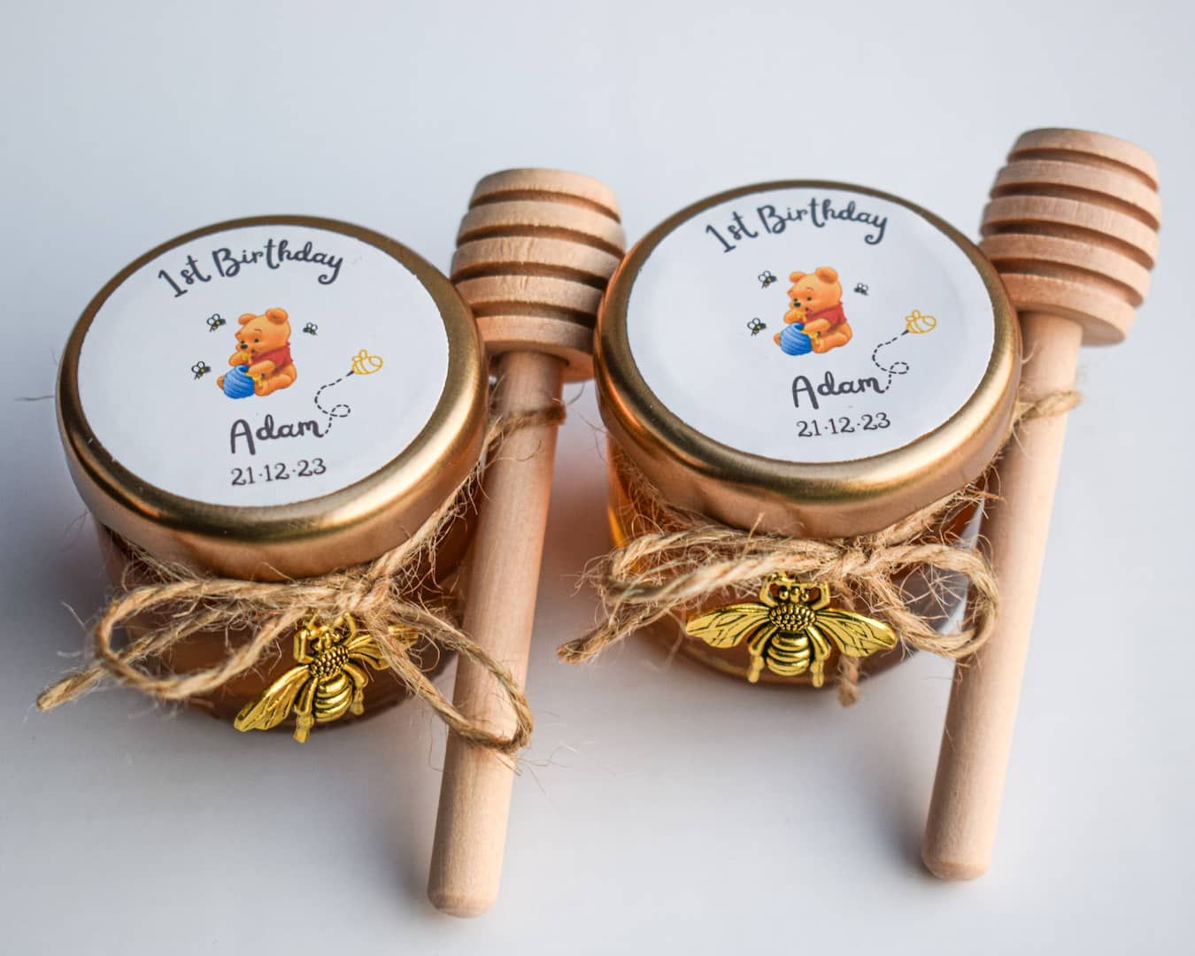 Baby Birthday Party Favors Pure Honey Jars