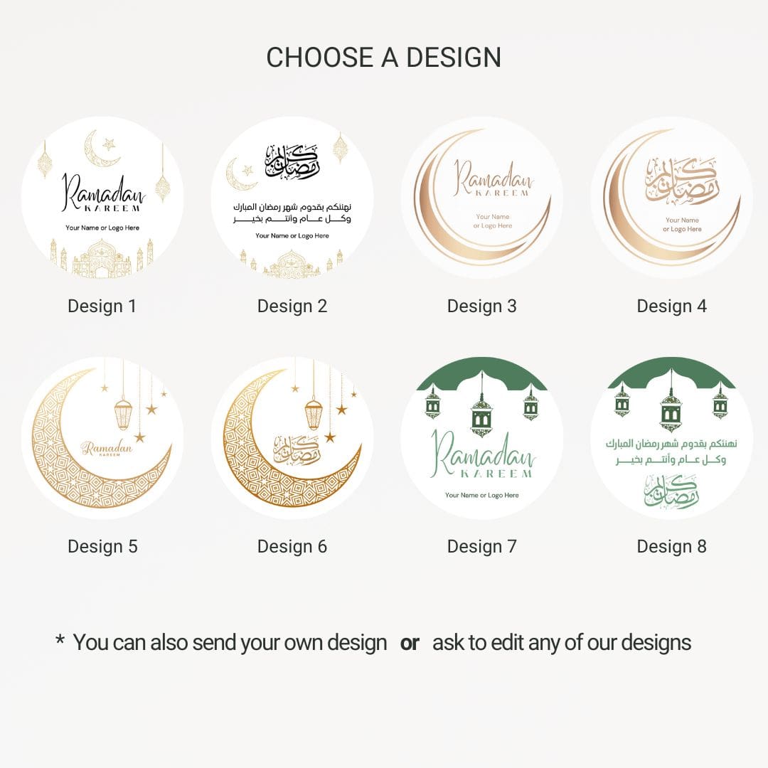 Ramadan Kareem Gifts Favors Personalized Pure Honey Jars