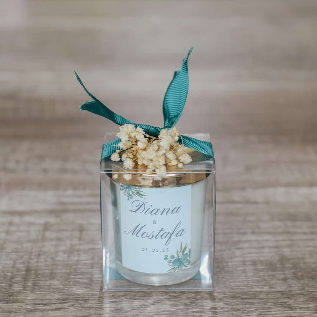 Green Golden Wedding Party Favors