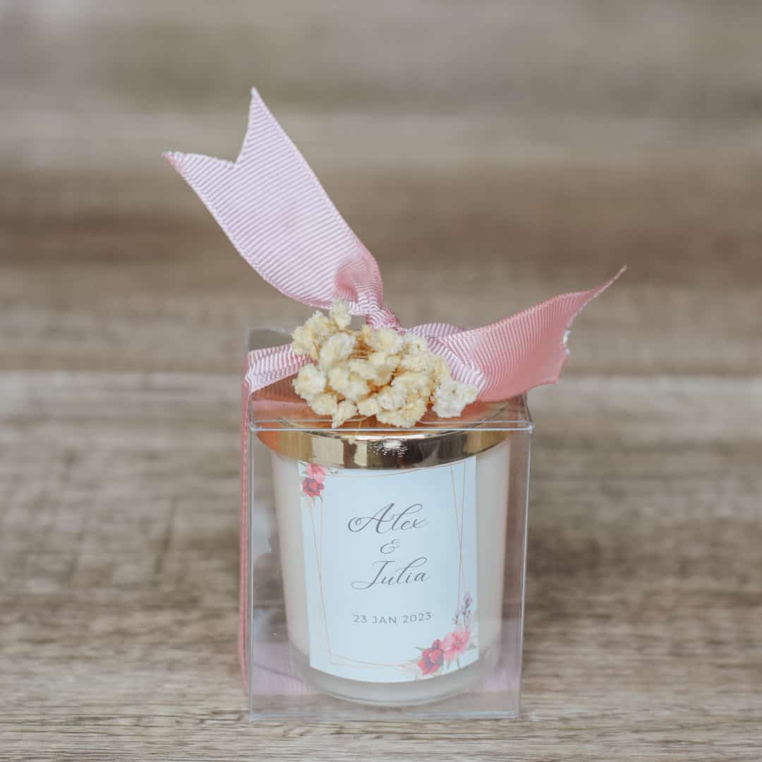 Pink Wedding Party Favors