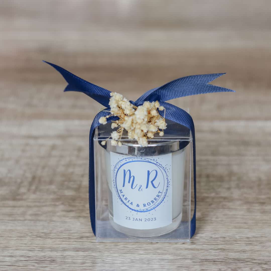 Blue Silver Wedding Party Favors