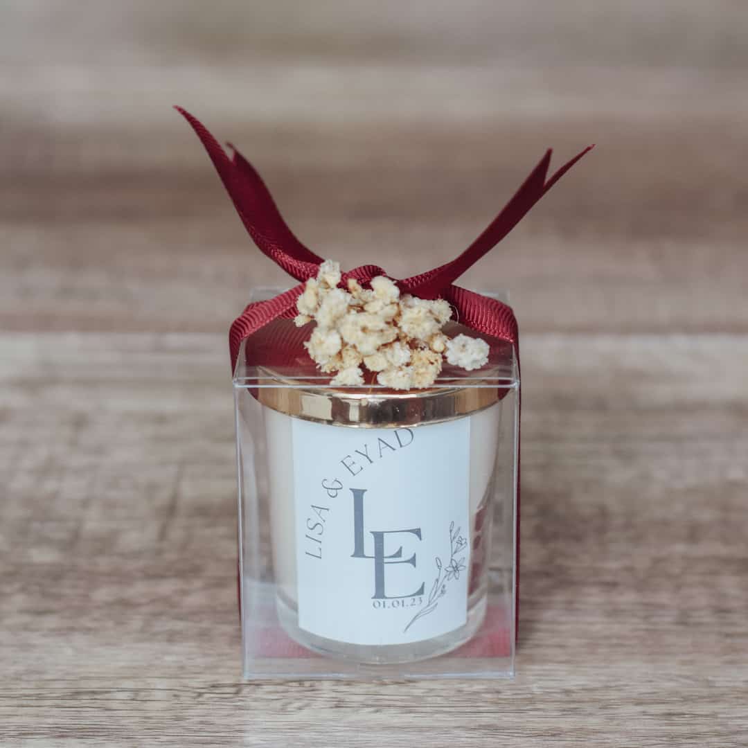 Red Wedding Party Favors