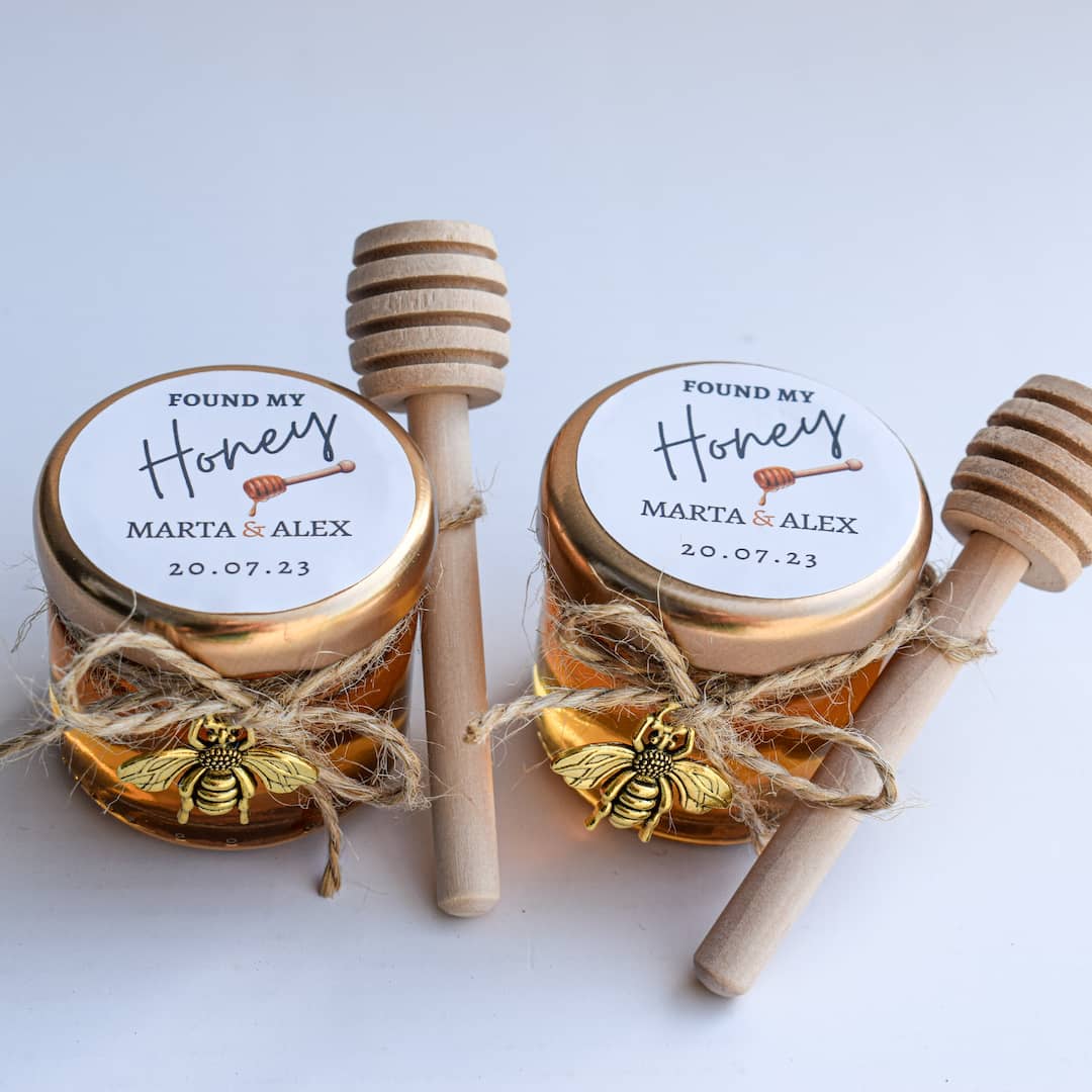 Wedding Party Favors | Personalized Designs | Pure Honey Jar