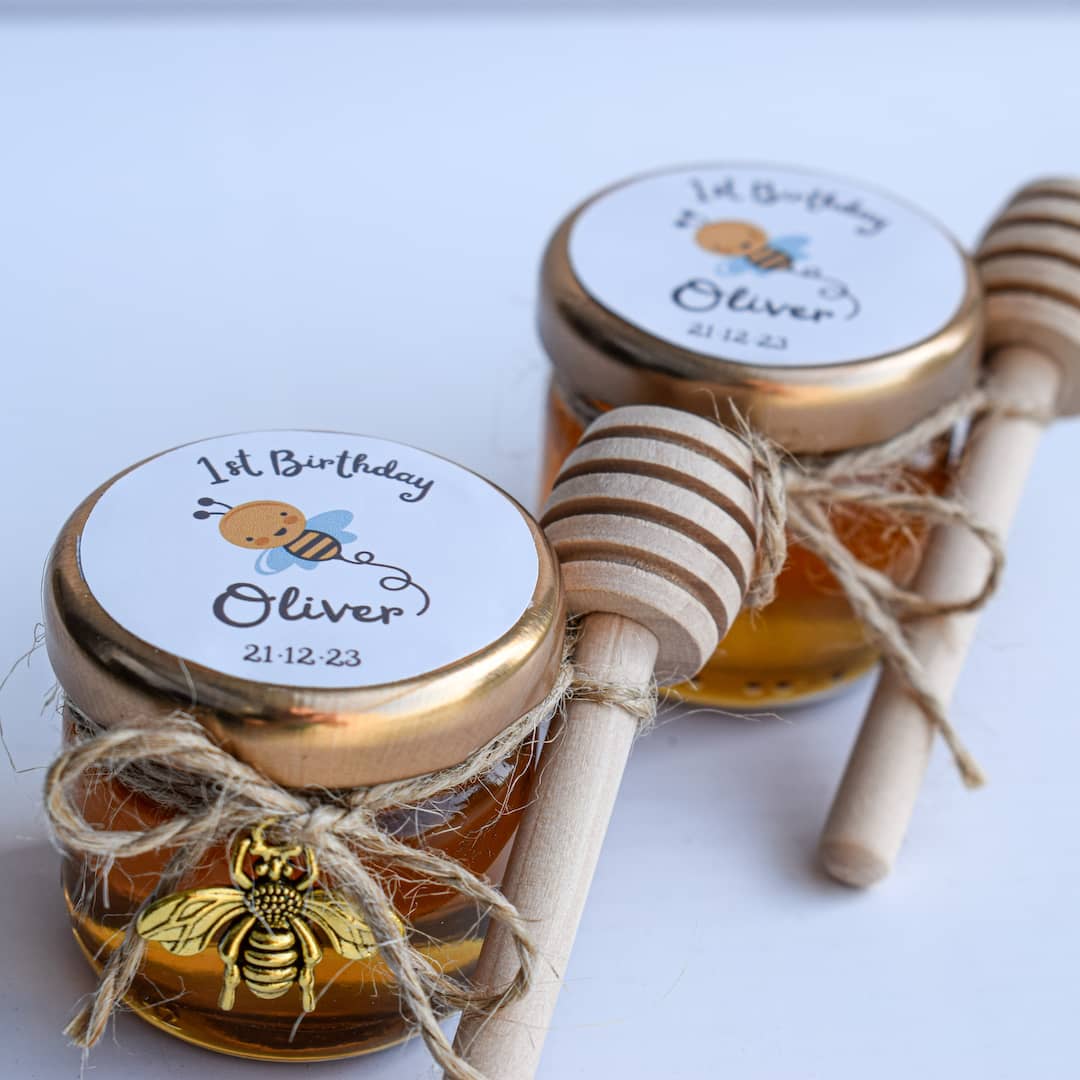 Birthday Party Favors Pure Honey Jars