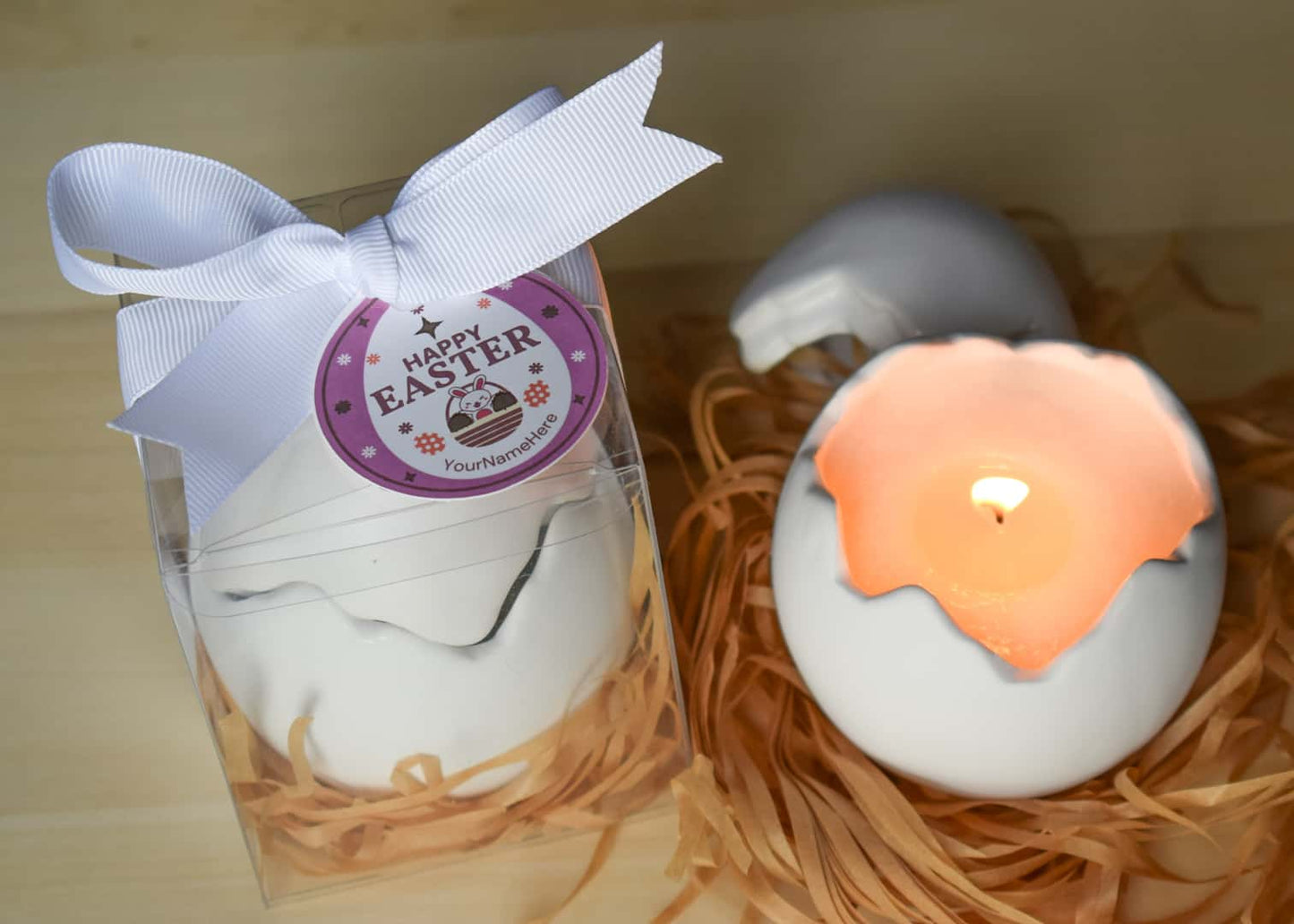 Easter Gifts Favors Unique Egg Style Scented Candle Giveaways