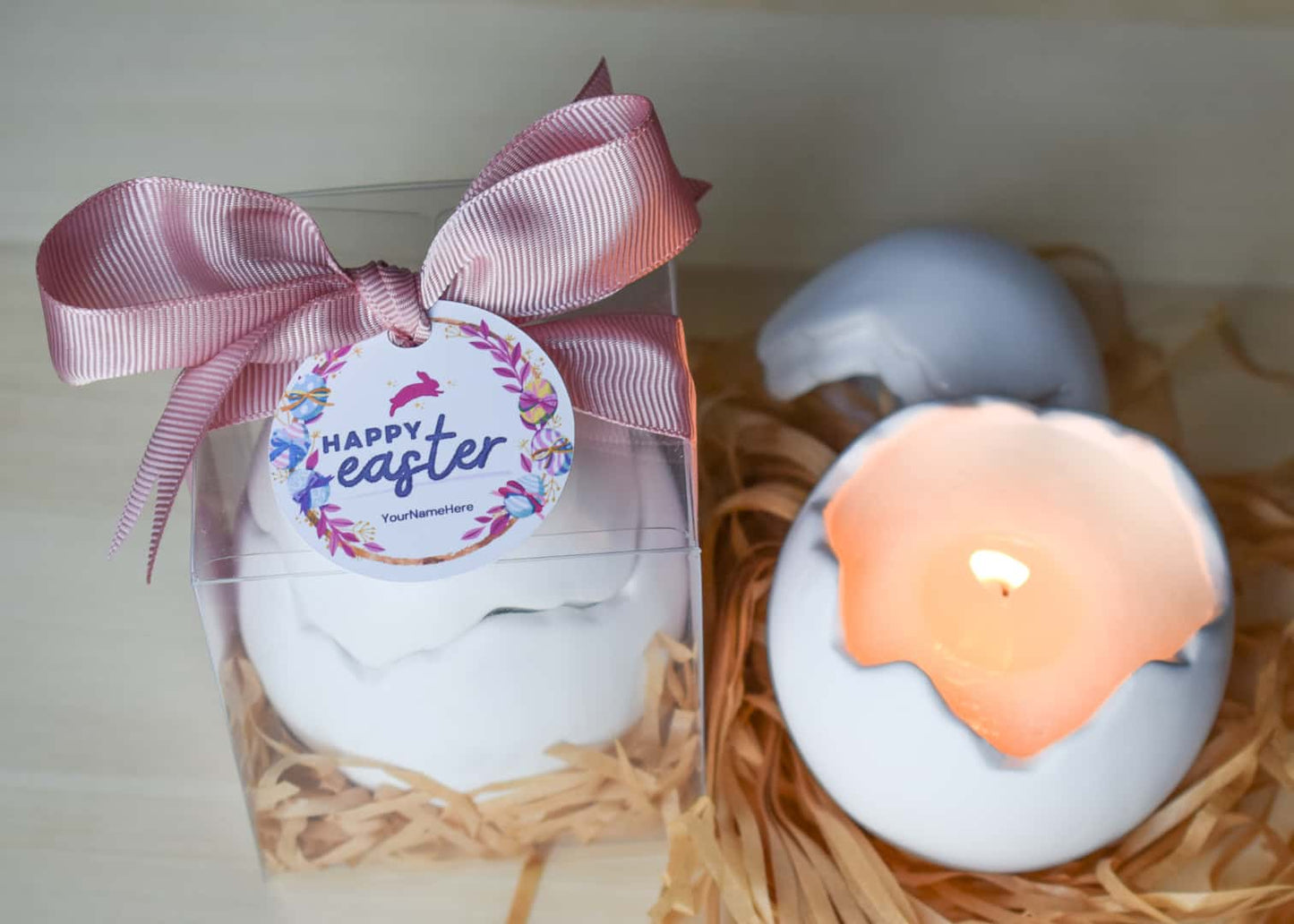 Easter Gifts Favors Unique Egg Style Scented Candle Giveaways