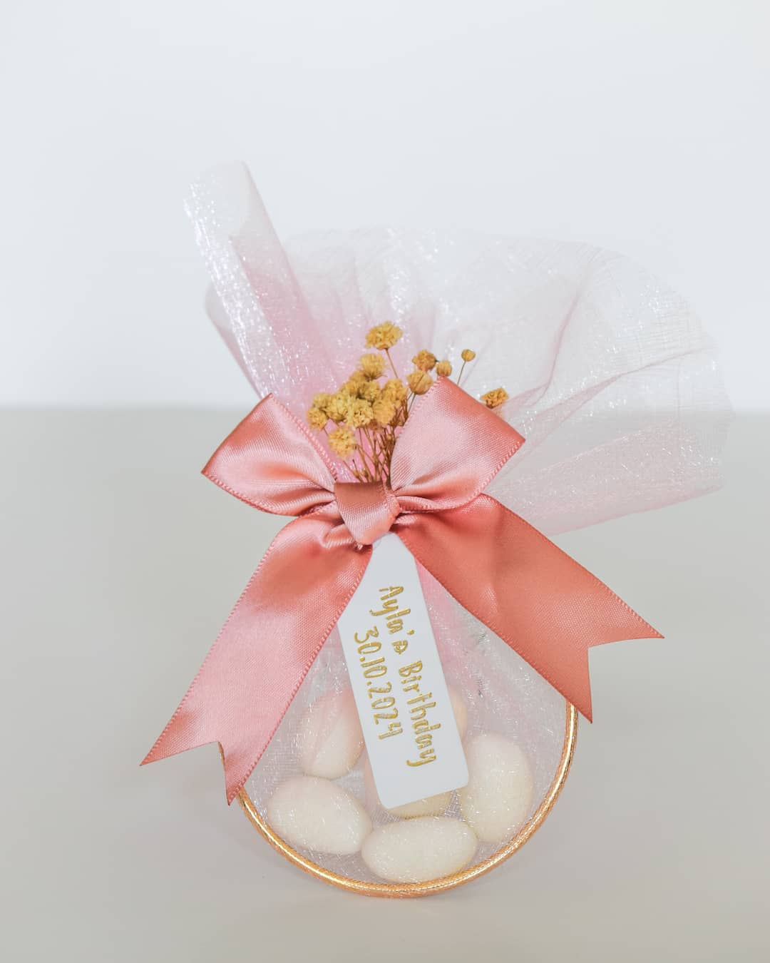 Pink Light Birthday Party Favors