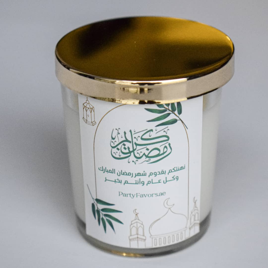 Ramadan Kareem Gifts Giveaways Customized candles
