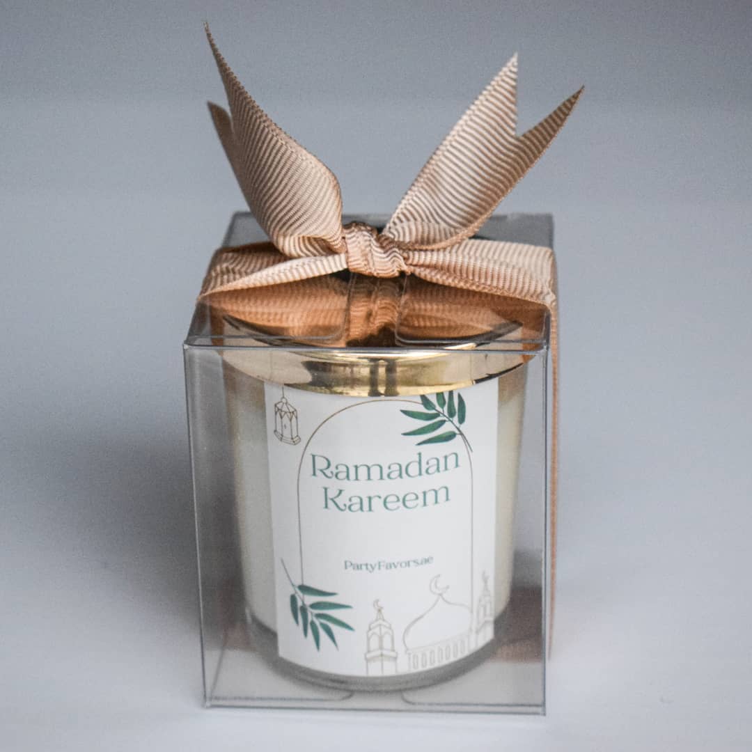 Ramadan Kareem Gifts Giveaways Customized Greetings green