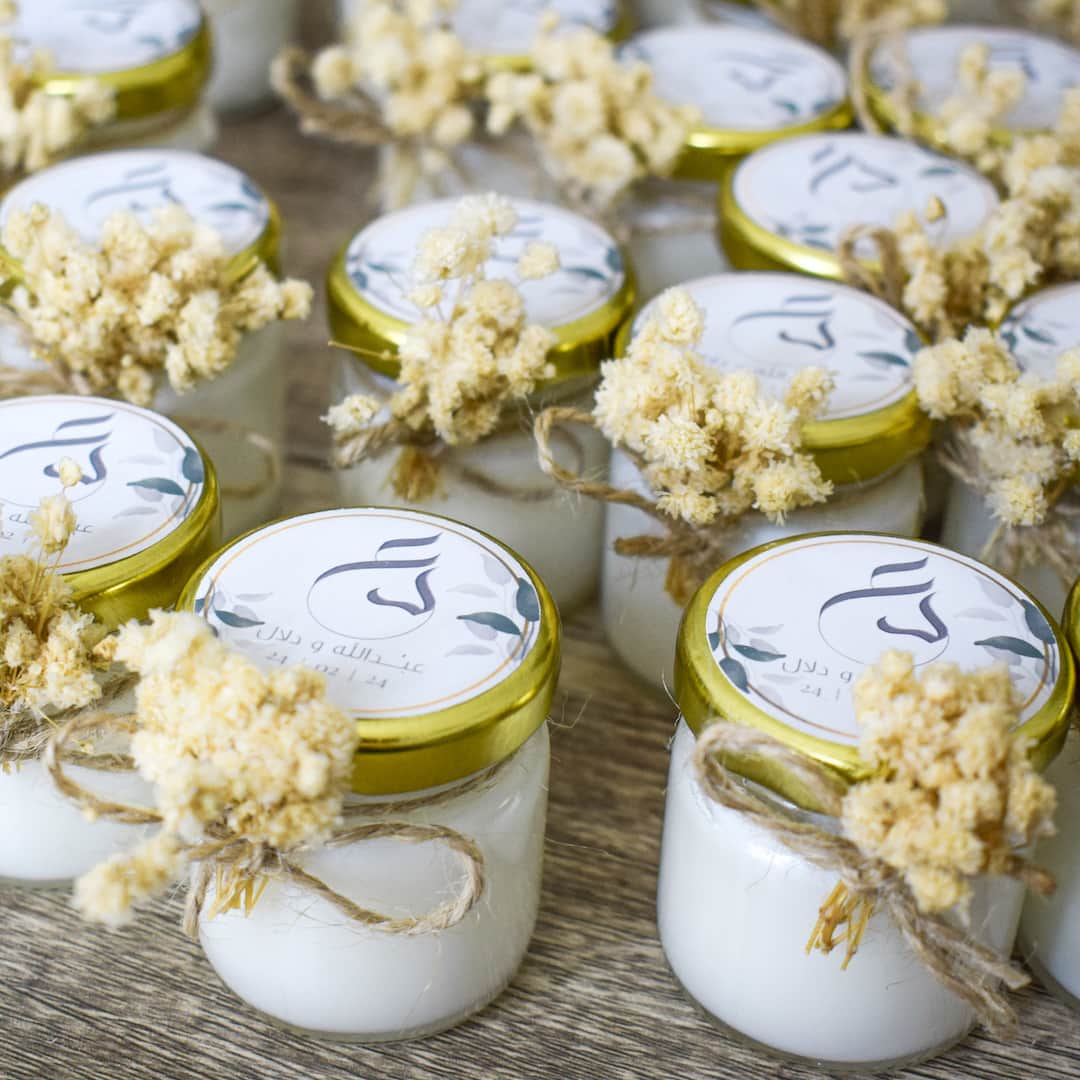Wedding Favors Personalized Candle Jars