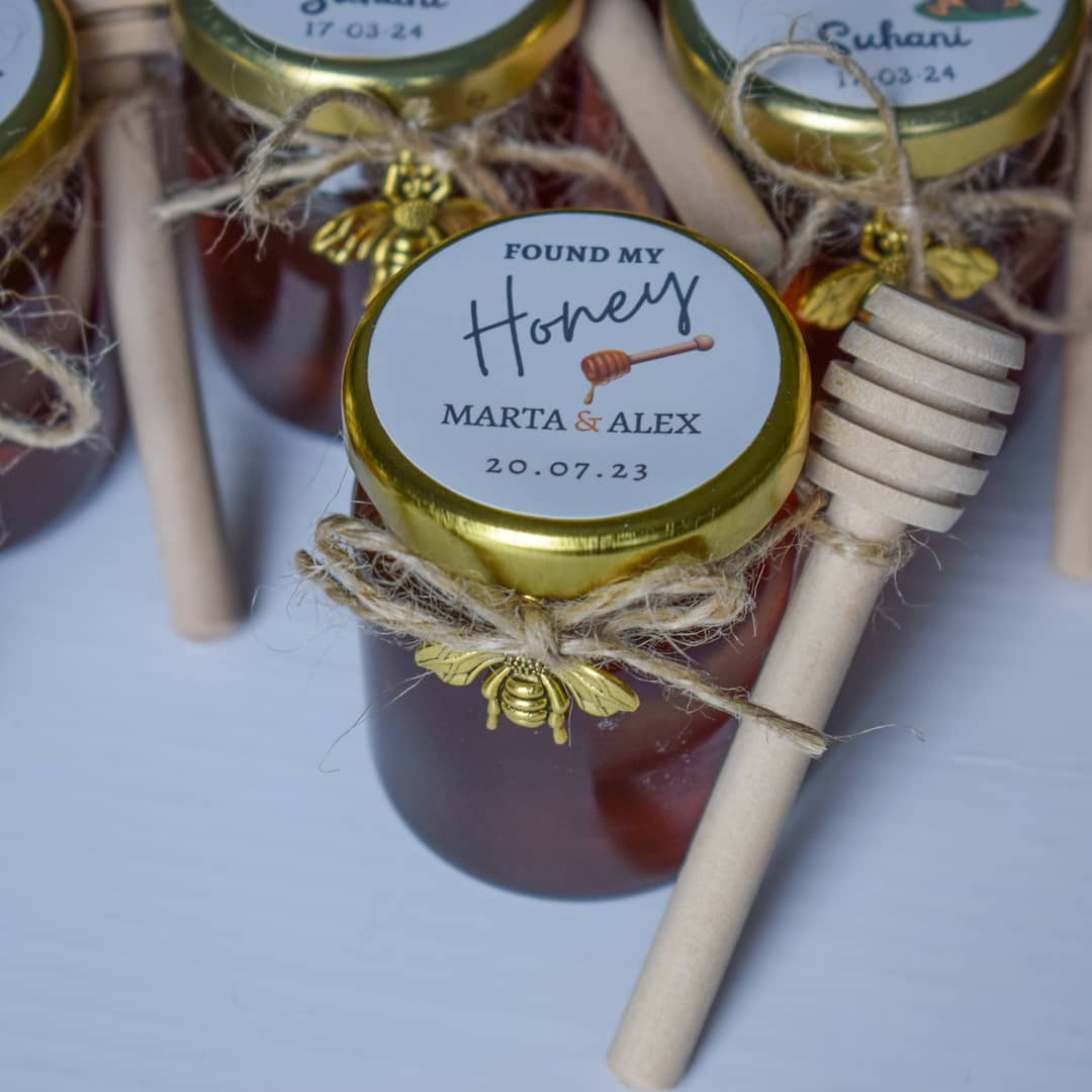 Wedding Favors | Personalized Designs | Pure Honey Jar