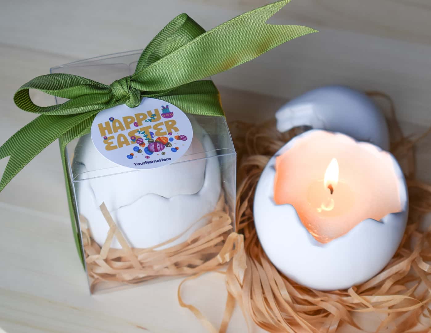 Easter Gifts Favors Unique Egg Style Scented Candle Giveaways