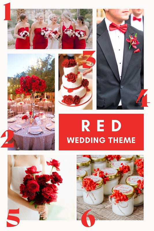 Red Wedding Theme Ideas For a Passionate and Bold Wedding