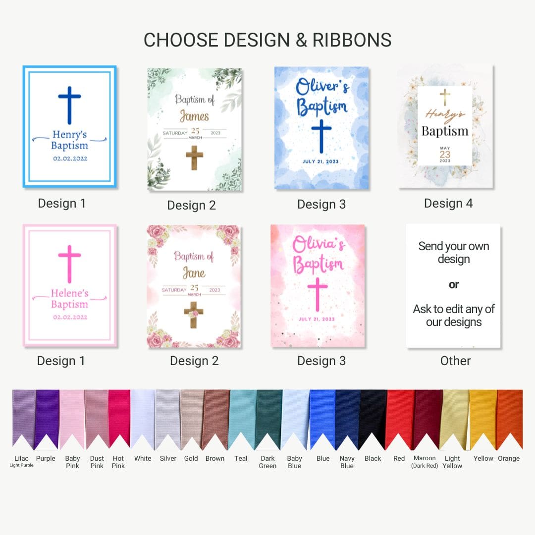 designs for Baby Baptism Favors | Personalized Christening Giveaways | Scented Candles