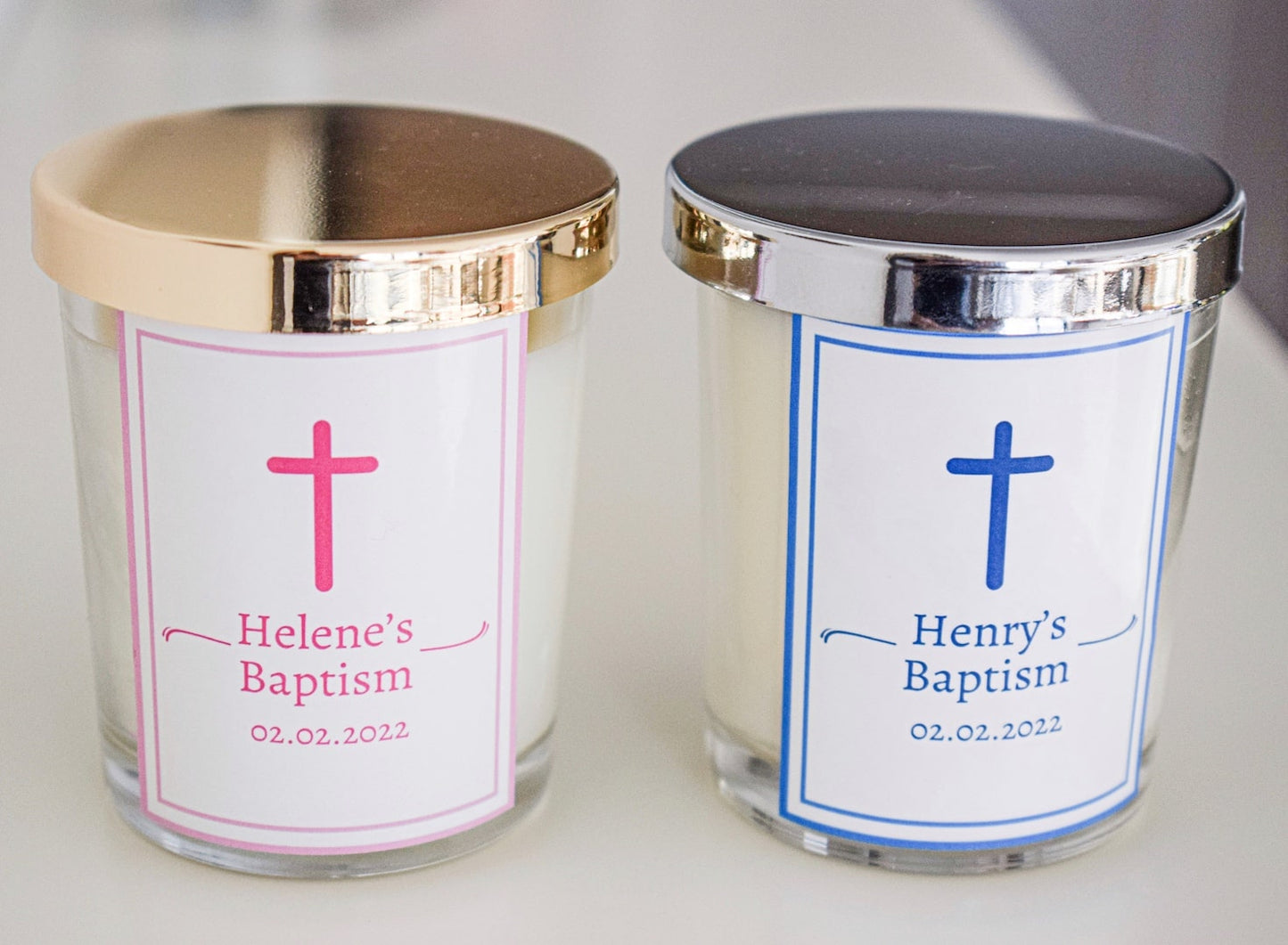 Baby Baptism Favors Candles