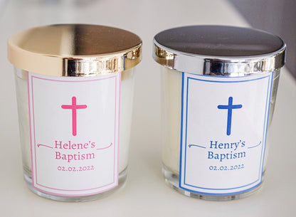 Baby Baptism Favors Candles
