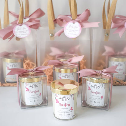 Birthday Party Favors | Personalized Designs | Scented Candles