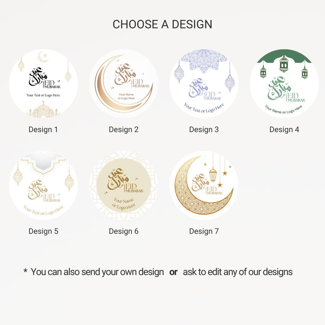 Eid Mubarak Gifts Favors Personalized Pure Honey Jars