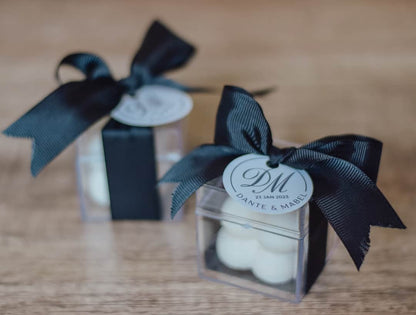 Customized wedding favors Bubble Candle | Personalized Design And Names