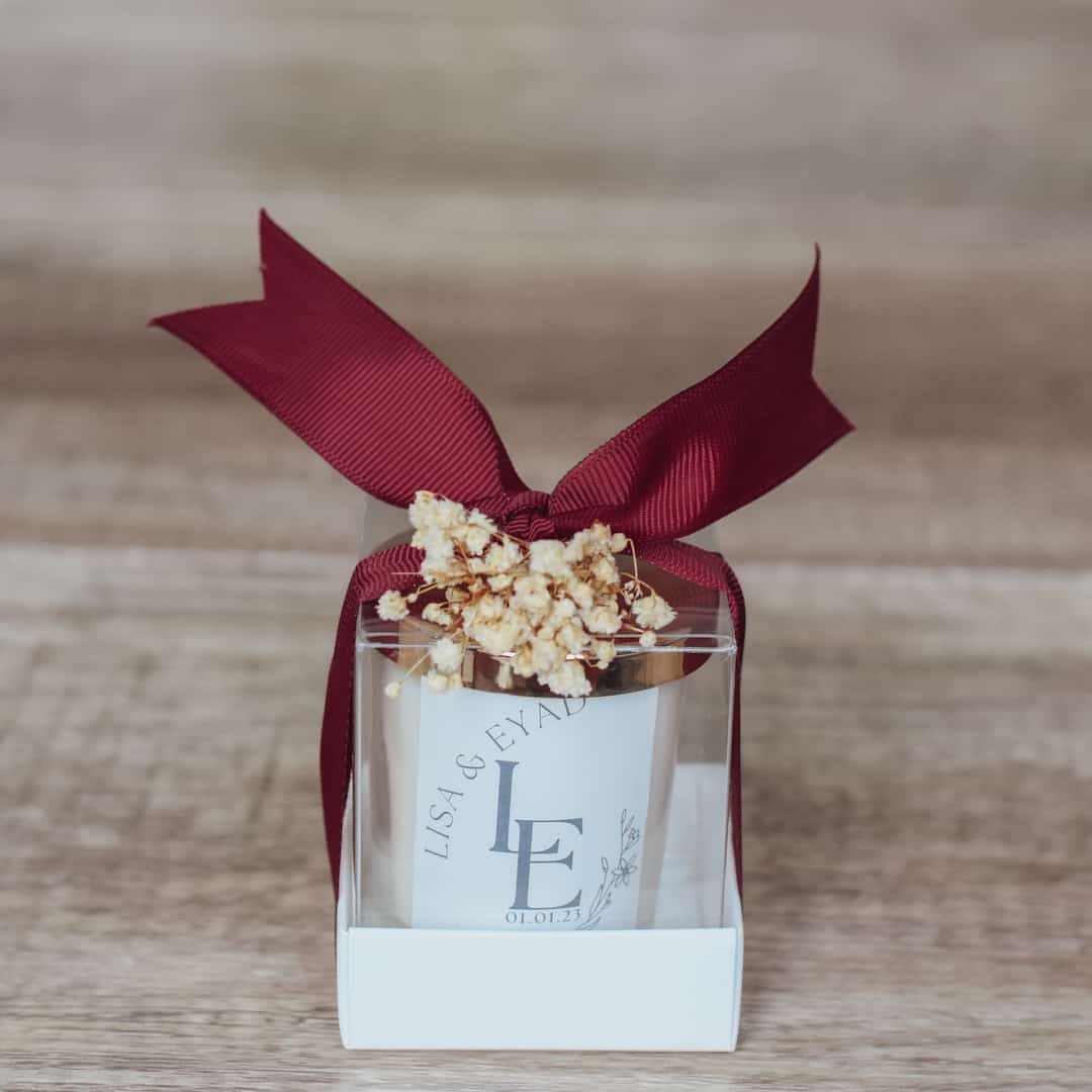 Wedding Party Favors red