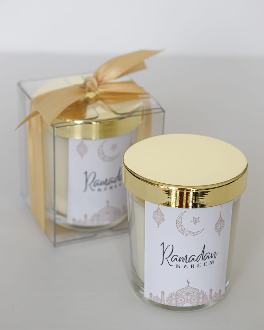 Personalized Ramadan Kareem Gifts Favors Scented Candle