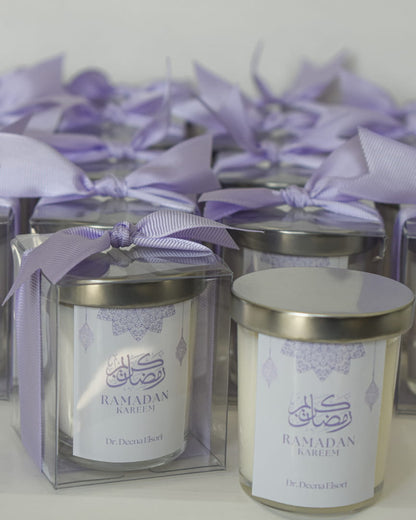 Personalized Ramadan Kareem Gifts Favors Scented Candle