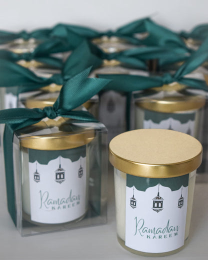 Personalized Ramadan Kareem Gifts Favors Scented Candle