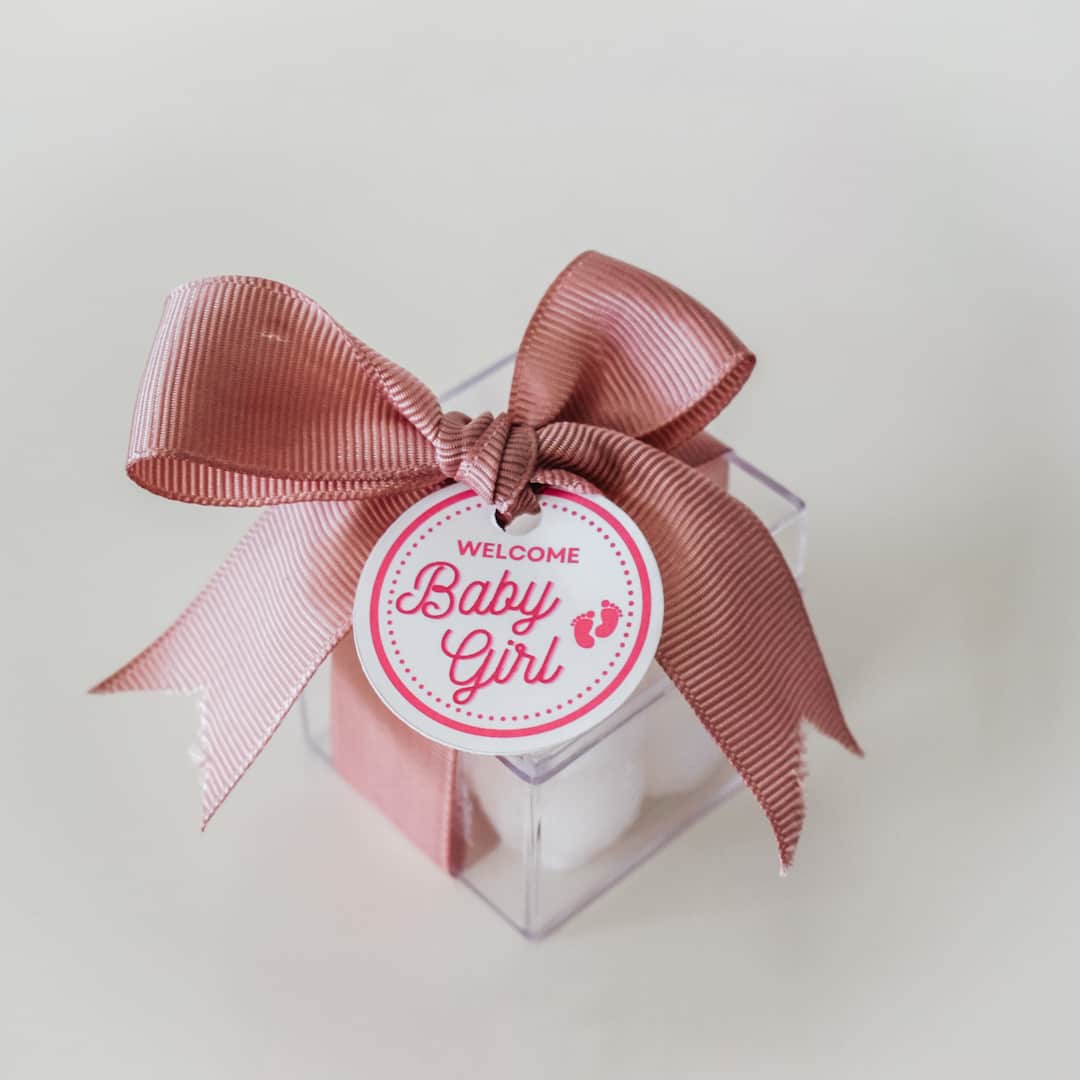 baby shower party favors pink