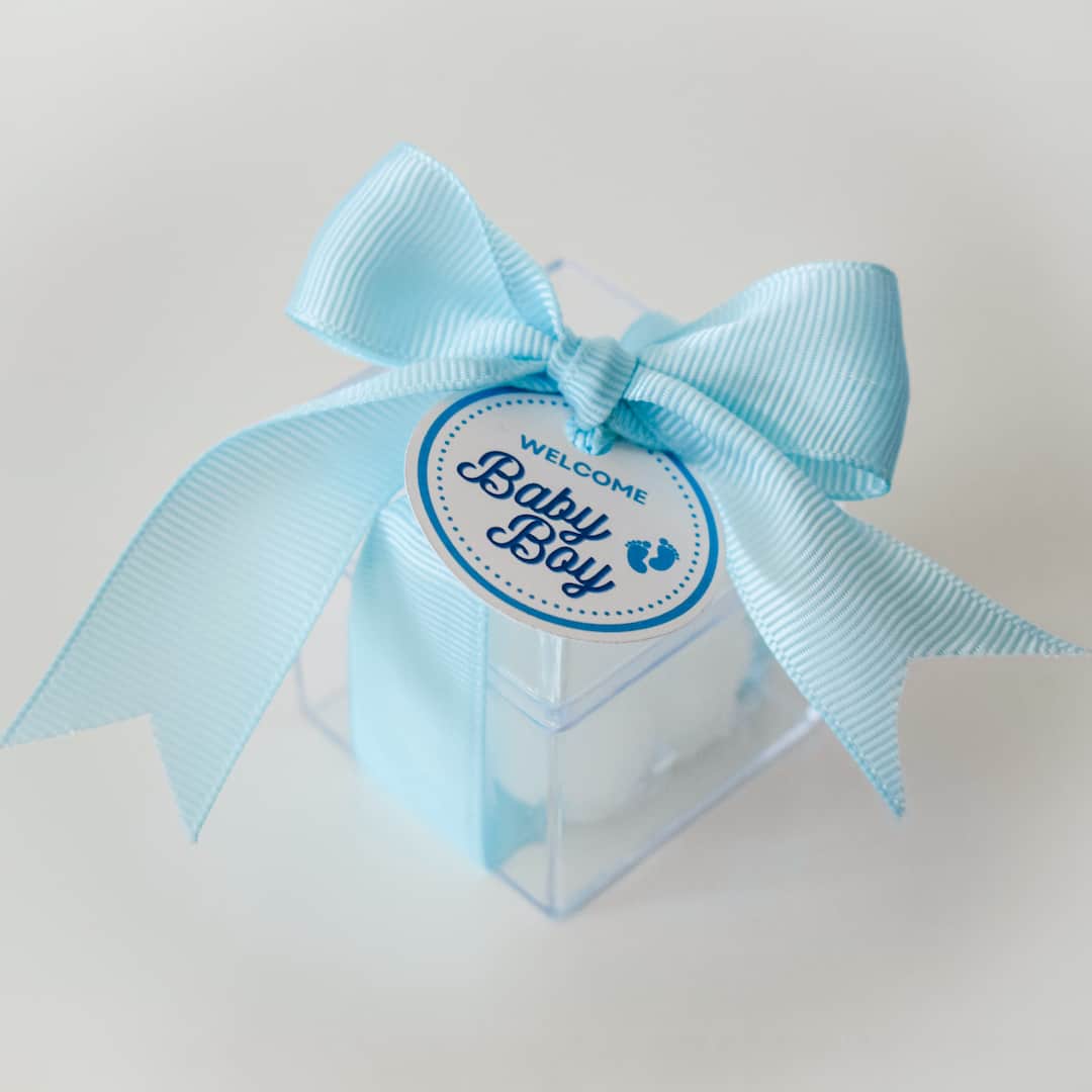 baby shower party favors blue