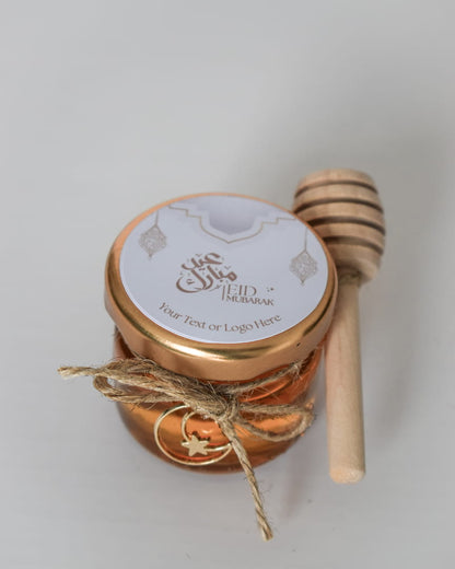 Eid Mubarak Gifts Favors Personalized Pure Honey Jars