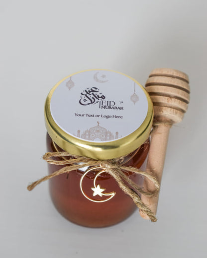 Eid Mubarak Gifts Favors Personalized Pure Honey Jars