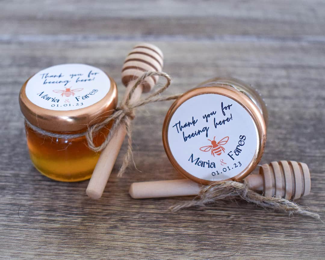 Wedding Party Favors | Personalized Designs | Pure Honey Jar
