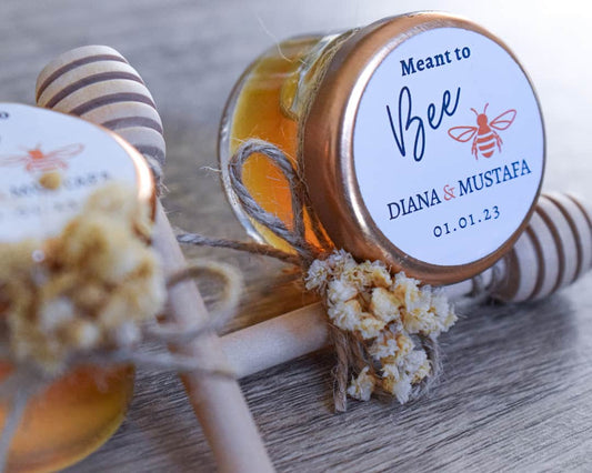 Wedding Party Favors | Personalized Designs | Pure Honey Jar