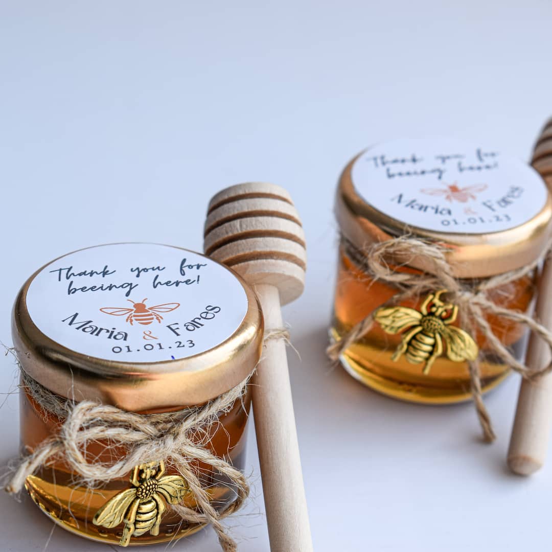 Amazing Wedding Party Favors | Personalized Designs | Pure Honey Jar