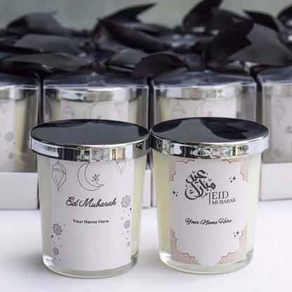 Personalized Eid Mubarak Gifts Favors Scented Candle