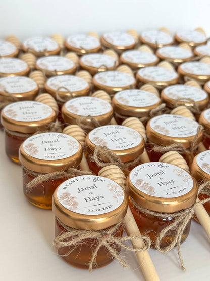 Wedding Favors | Personalized Designs | Pure Honey Jar